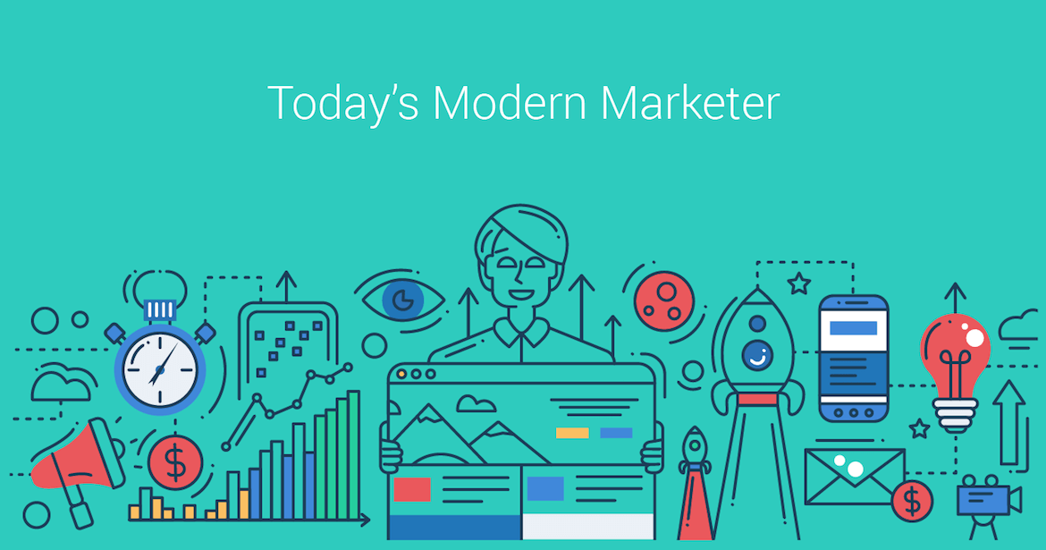 اینفوگرافیک بازاریاب مدرن